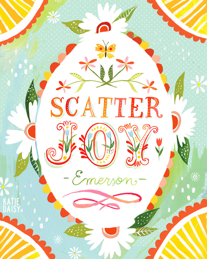 Scatter Joy image by Katie Daisy